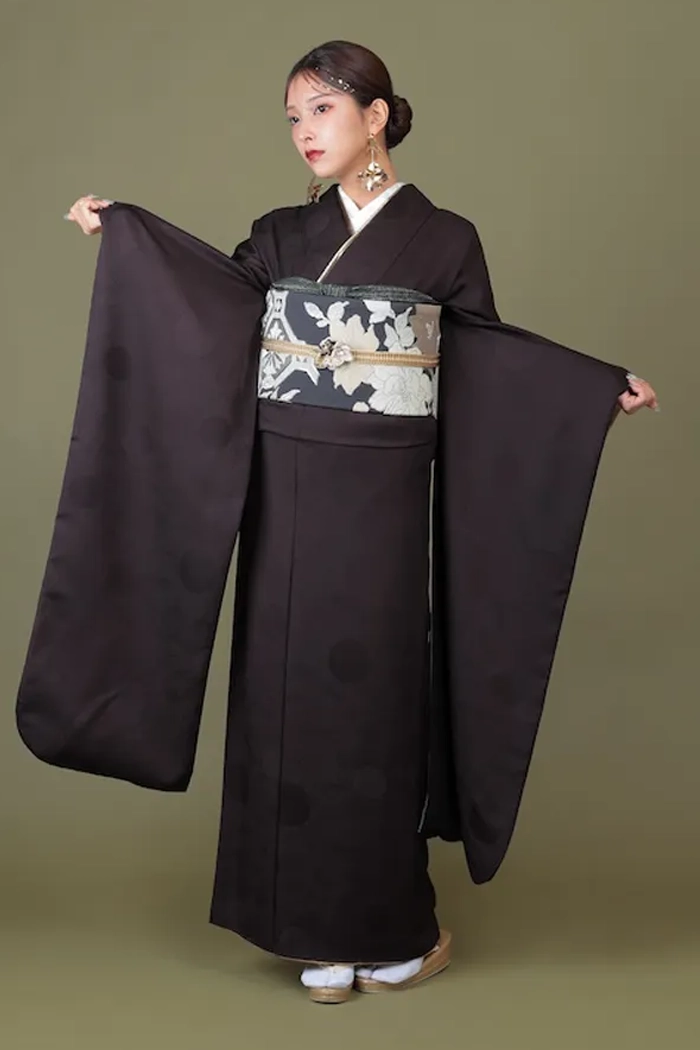 青 無地 L 160cm-170cm｜ネット専門振袖レンタルサービスFURISODE CASE
